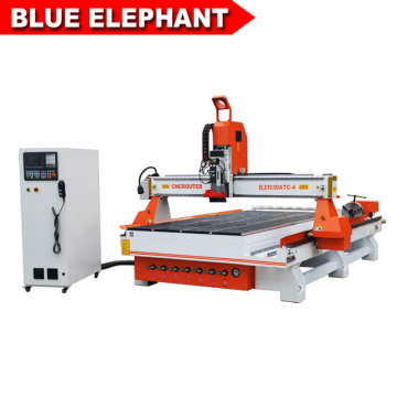 Venda quente ELE 1530 atc rotativo de 4 eixos cnc router máquina, armário de cozinha que faz máquinas para cortar madeira